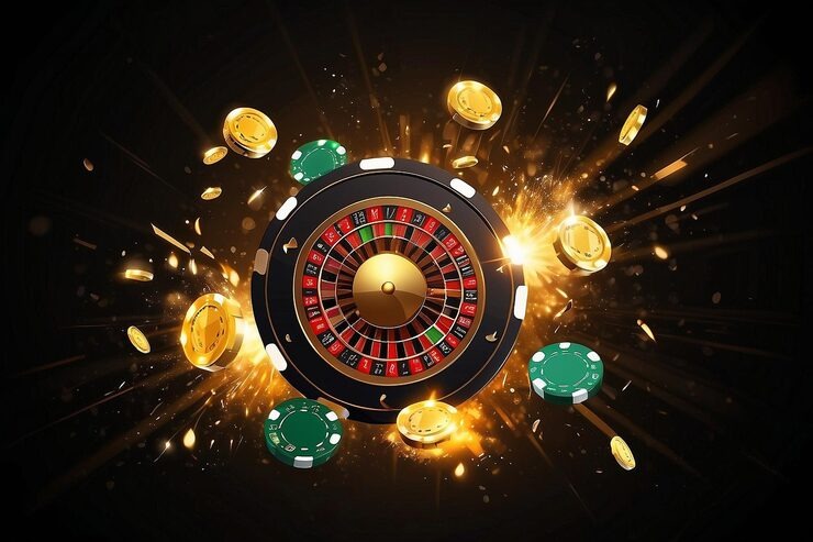 Mega Wheel game interface on mobile showing betting zones and spinning wheel mechanism